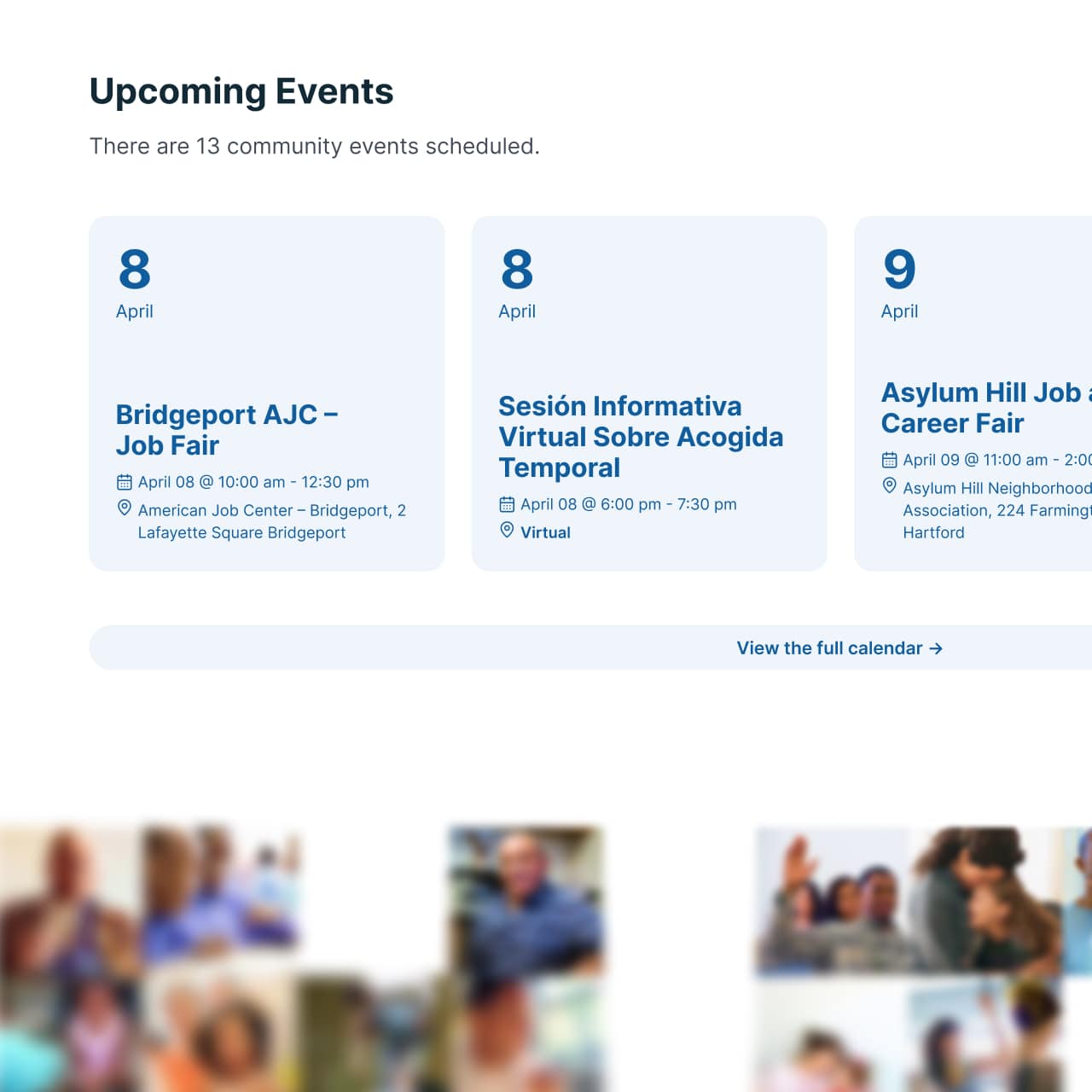 211 CT upcoming community events
